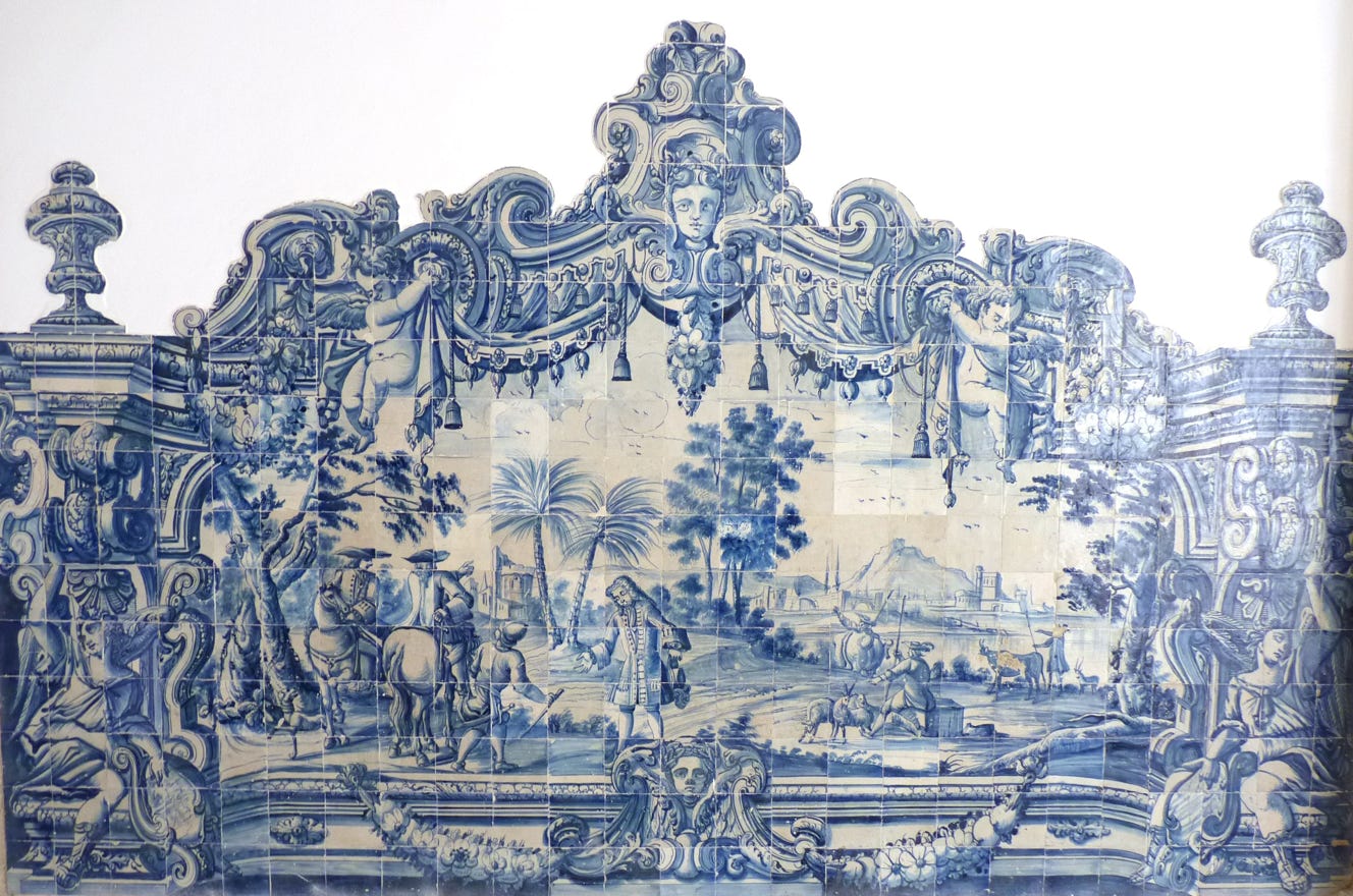 Azulejos in Mosteiro S. Vicente de Fora, Lissabon