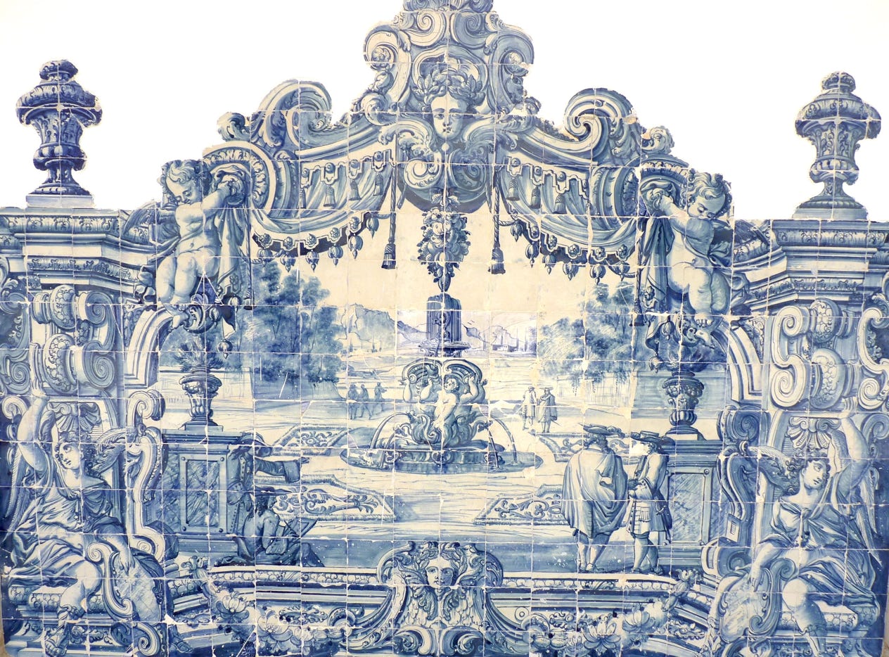 Azulejos in S. Vicente de Fora, Lissabon