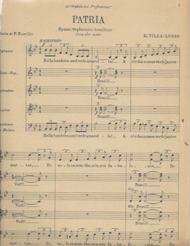H. Villa-Lobos. Patria. Hymnus